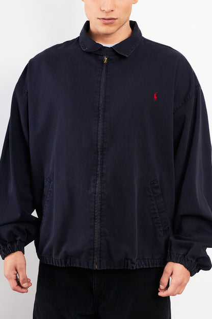 2000 Vintage Polo Ralph Lauren Midnight Blue Harrington (XL)