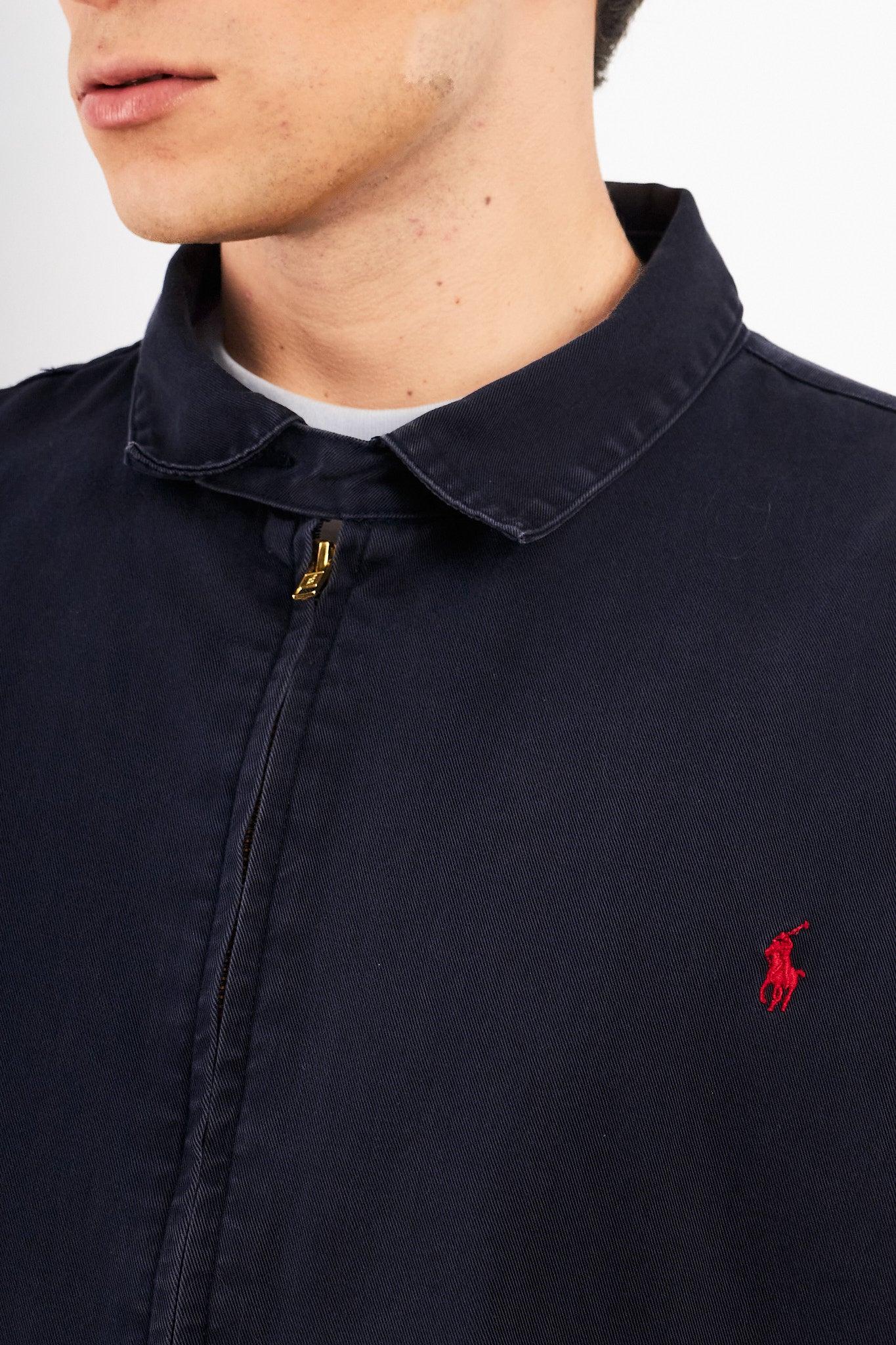 2000 Vintage Polo Ralph Lauren Midnight Blue Harrington (XL)