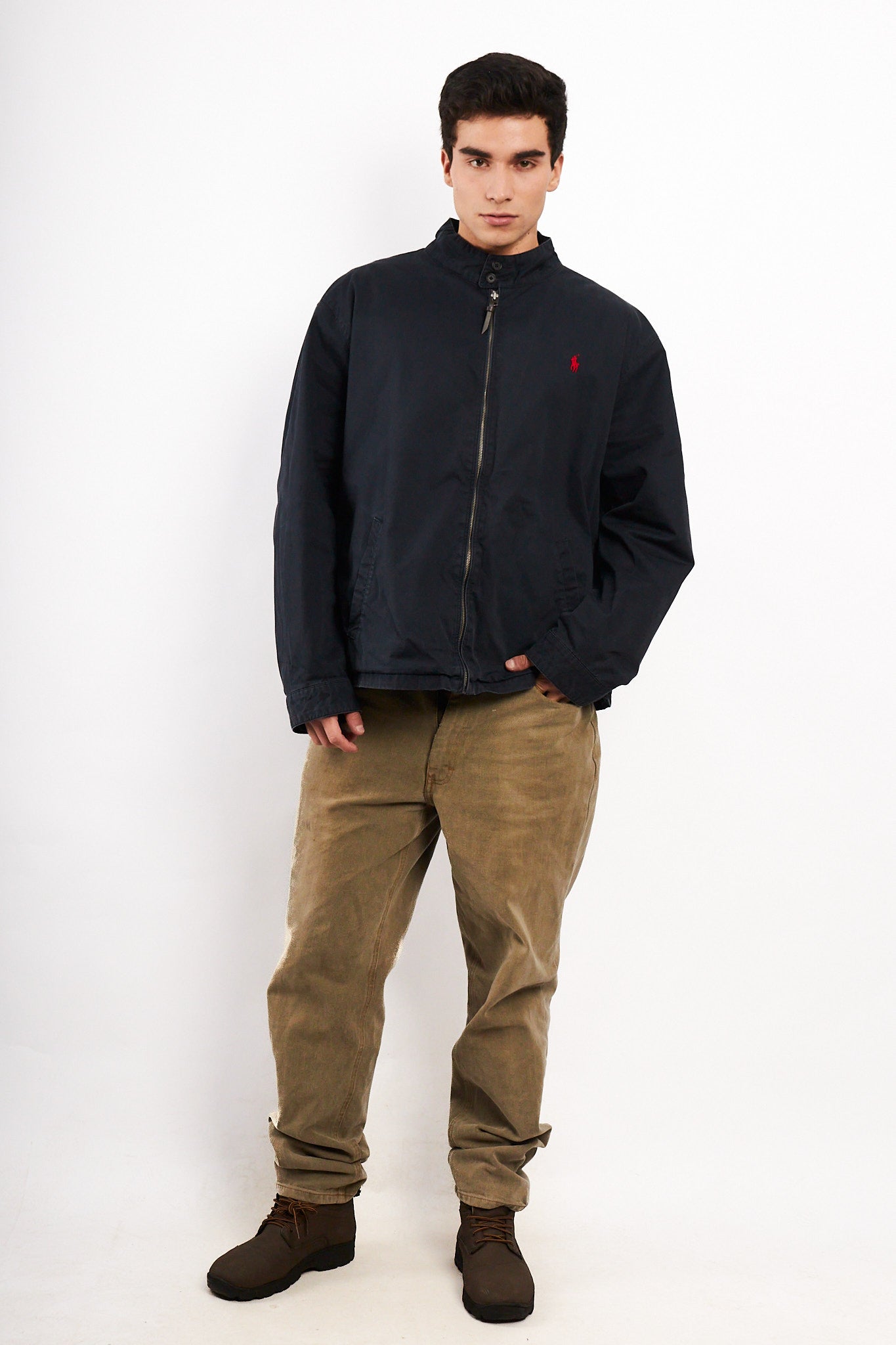 2010 Polo Ralph Lauren Chino Collar Navy Harrington (L/XL)