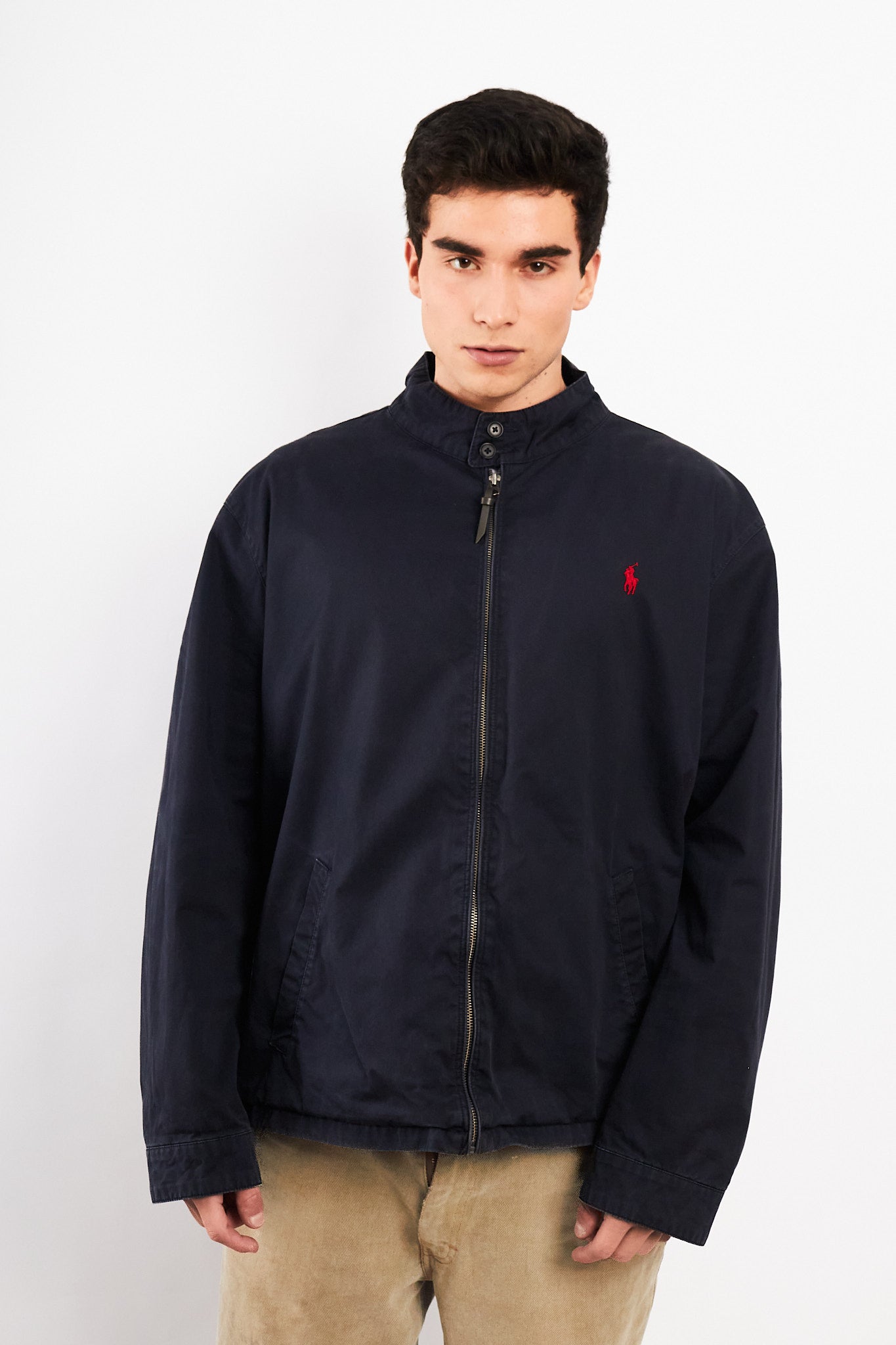 2010 Polo Ralph Lauren Chino Collar Navy Harrington (L/XL)