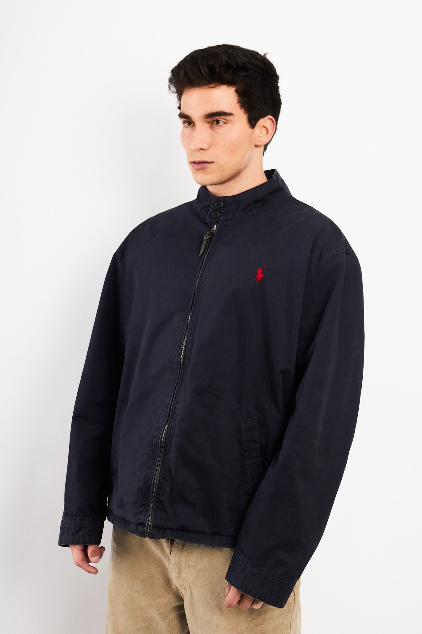 2010 Polo Ralph Lauren Chino Collar Navy Harrington (L/XL)