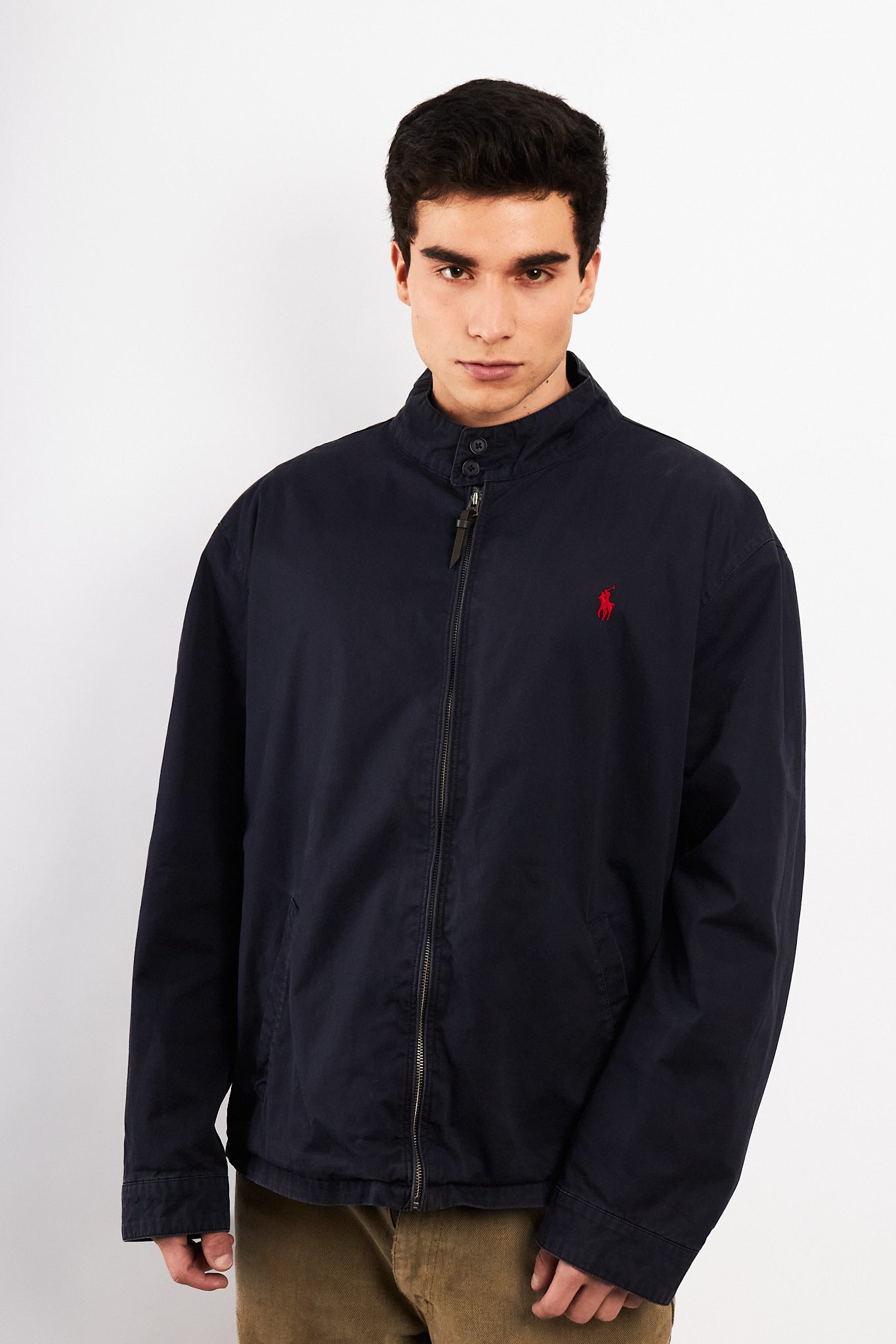 2010 Polo Ralph Lauren Chino Collar Navy Harrington (L/XL)