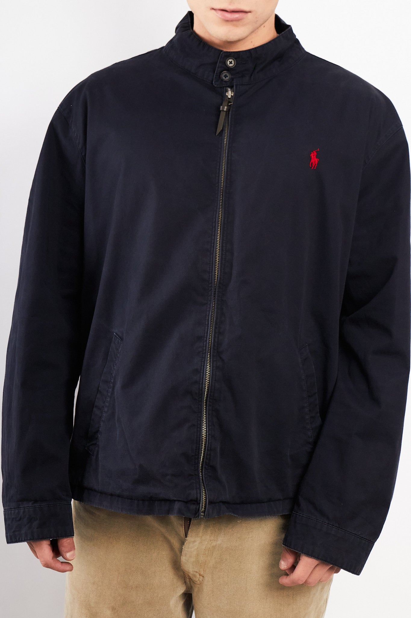 2010 Polo Ralph Lauren Chino Collar Navy Harrington (L/XL)