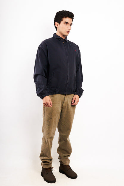 1990 Vintage Polo Ralph Lauren Navy Harrington (M/L)