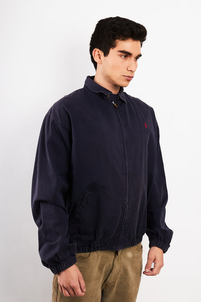 1990 Vintage Polo Ralph Lauren Navy Harrington (M/L)