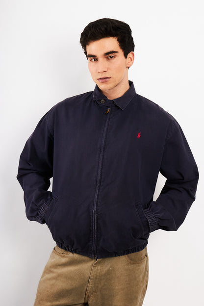 1990 Vintage Polo Ralph Lauren Navy Harrington (M/L)