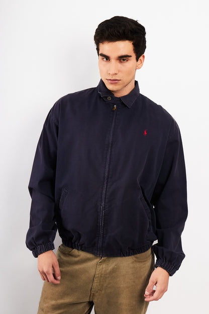 1990 Vintage Polo Ralph Lauren Navy Harrington (M/L)