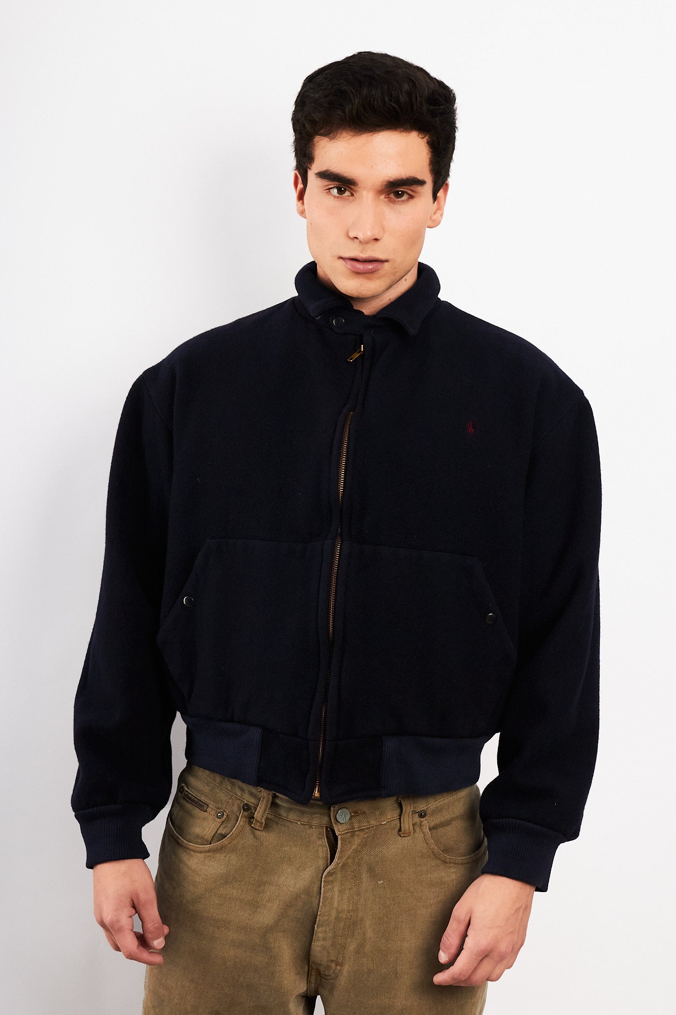 1980 Vintage Polo Ralph Lauren Wool Bomber Jacket (S/M)