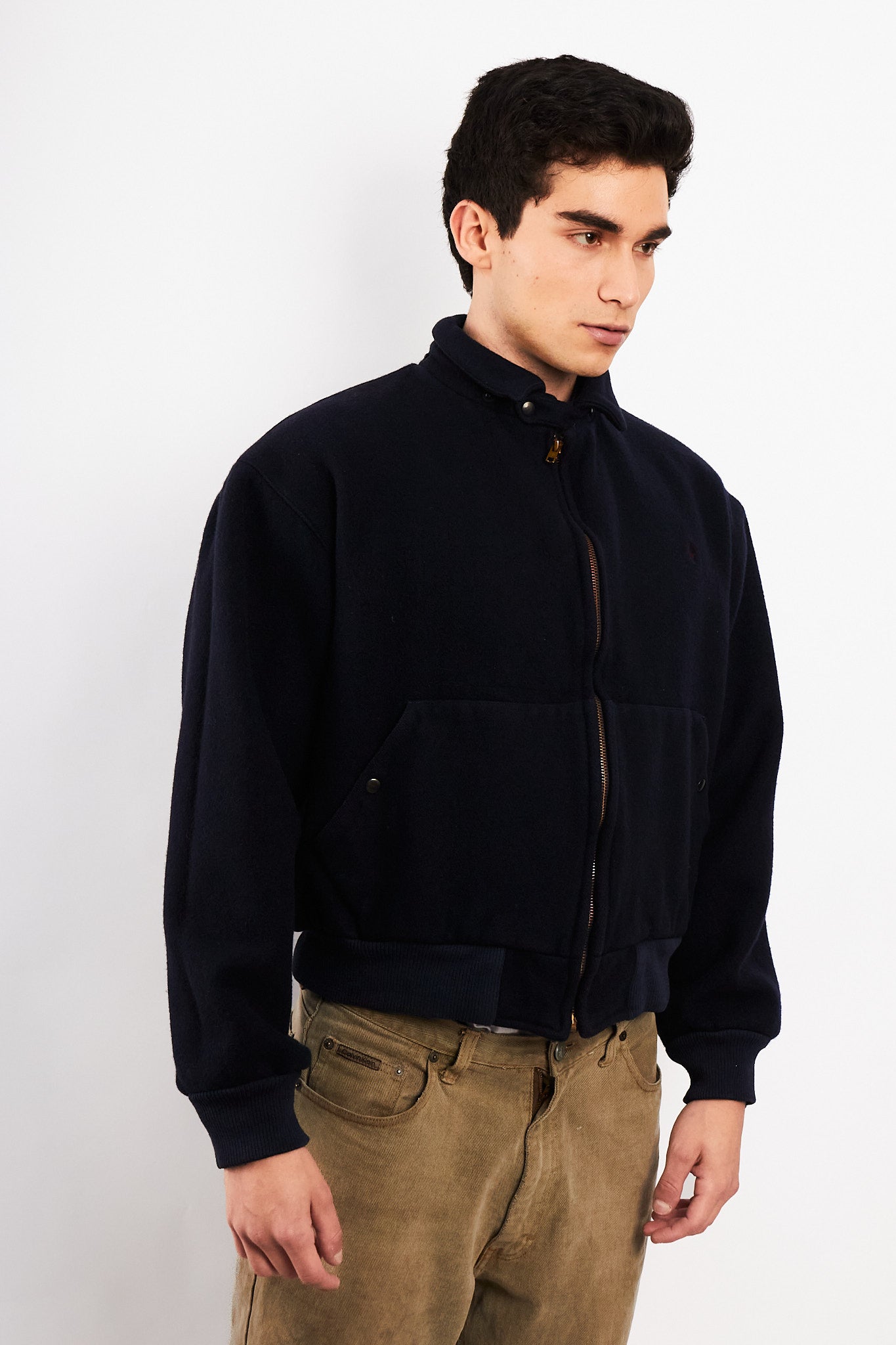 1980 Vintage Polo Ralph Lauren Wool Bomber Jacket (S/M)