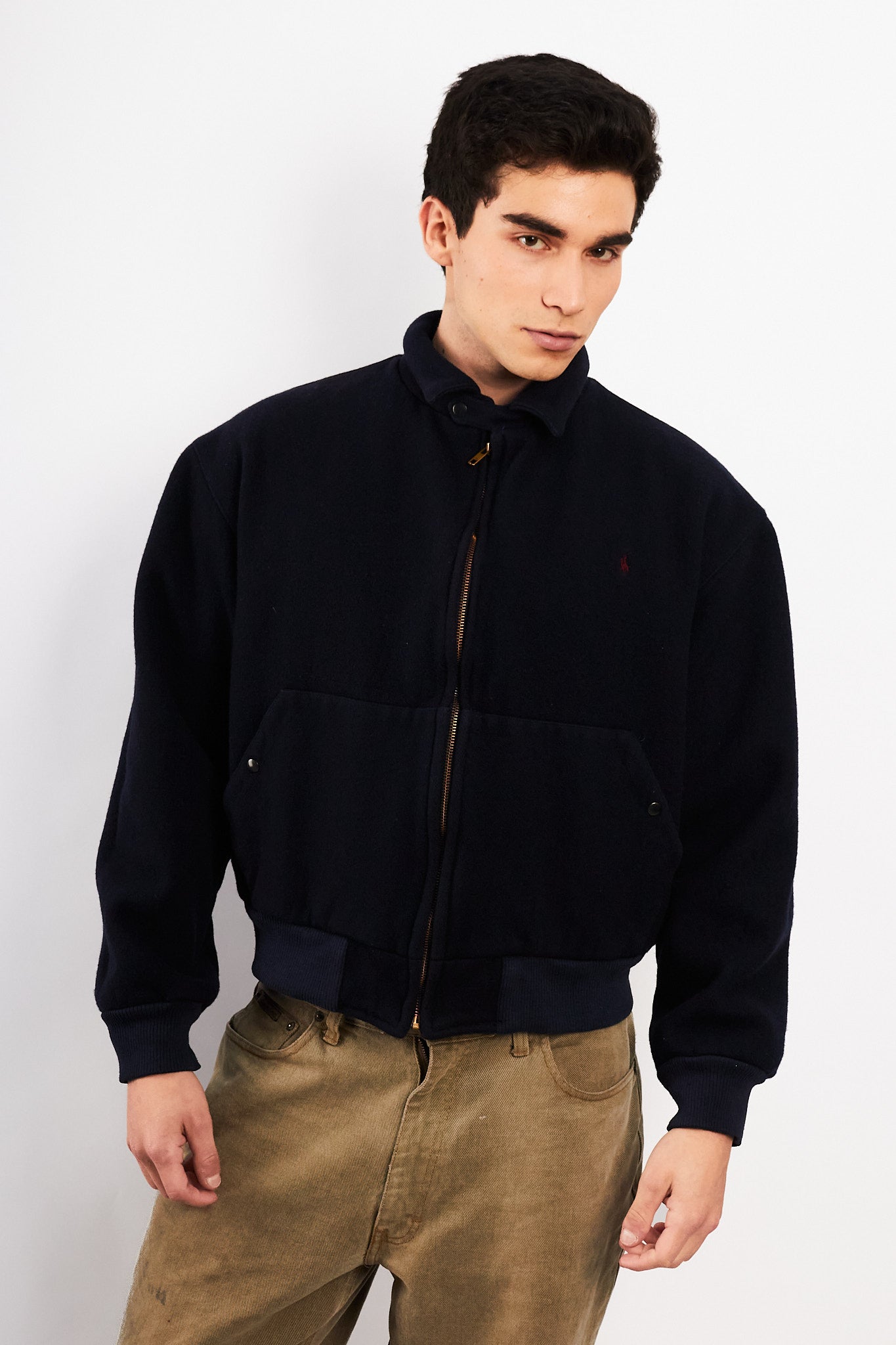 1980 Vintage Polo Ralph Lauren Wool Bomber Jacket (S/M)