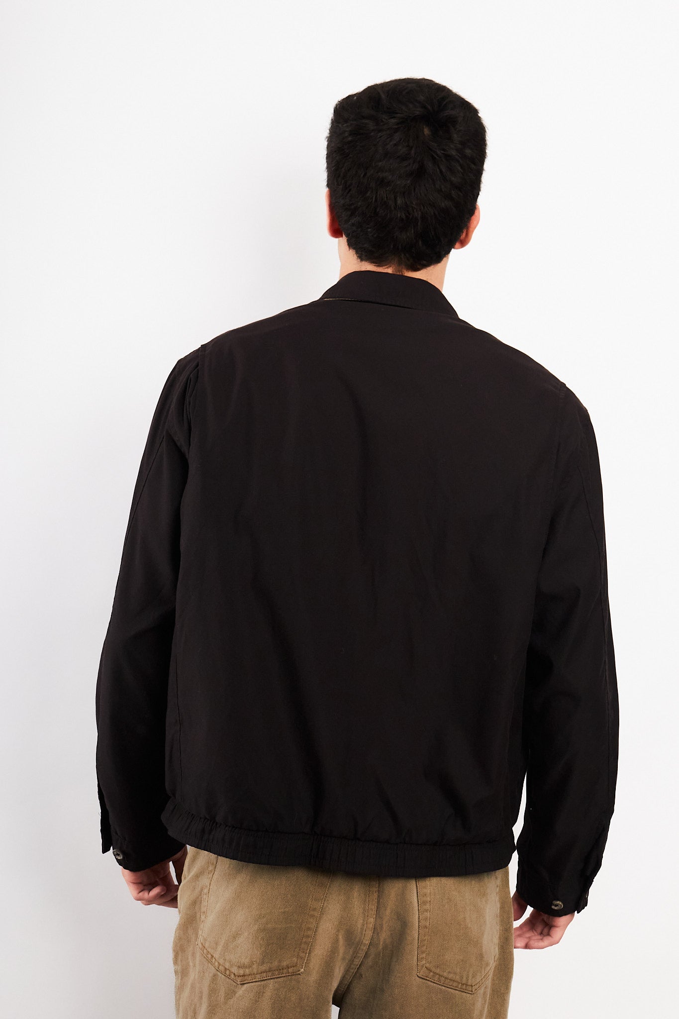 2000 Vintage Polo Ralph Lauren Black Bi-Swing Impermeable Harrington (M)