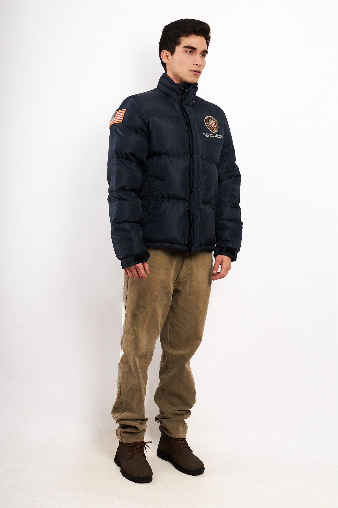 2000 Polo RL Co. Navy Down Puffer Jacket (M)