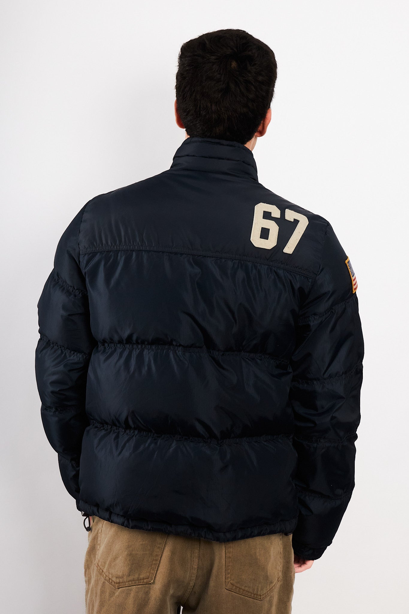 2000 Polo RL Co. Navy Down Puffer Jacket (M)