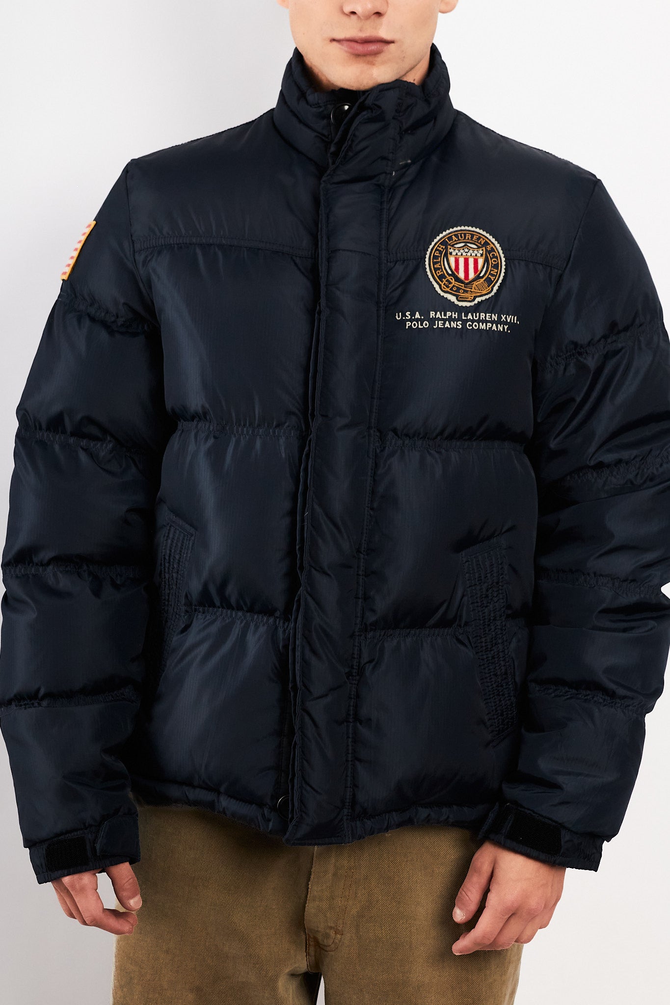 2000 Polo RL Co. Navy Down Puffer Jacket (M)