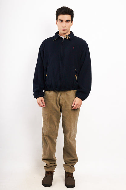 2000 Vintage Polo Ralph Lauren Fleece Harrington (M/L)
