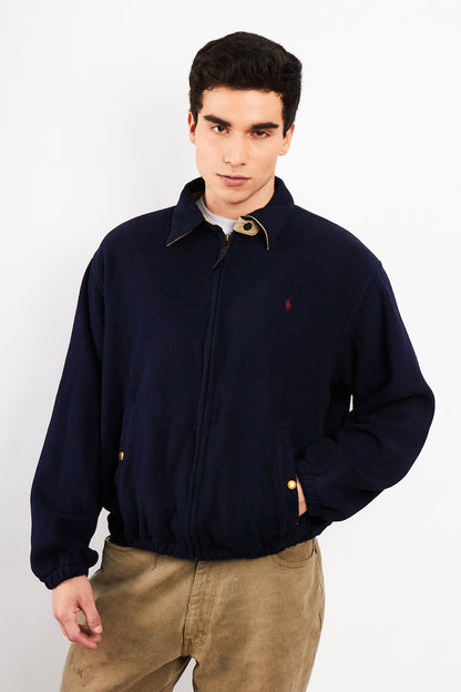 2000 Vintage Polo Ralph Lauren Fleece Harrington (M/L)