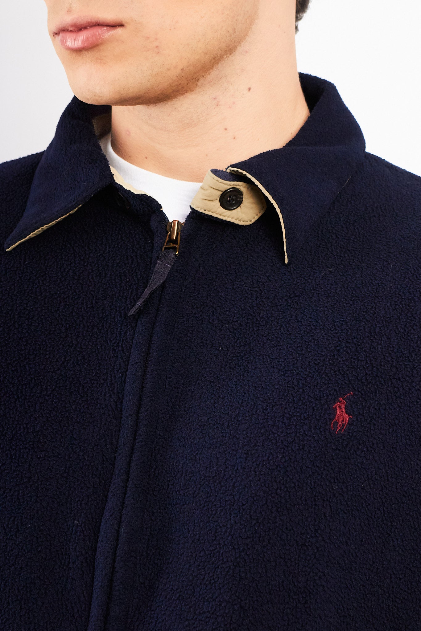 2000 Vintage Polo Ralph Lauren Fleece Harrington (M/L)