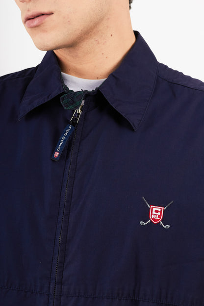 1990 Vintage Chaps Ralph Lauren Golf Navy Harrington (L)