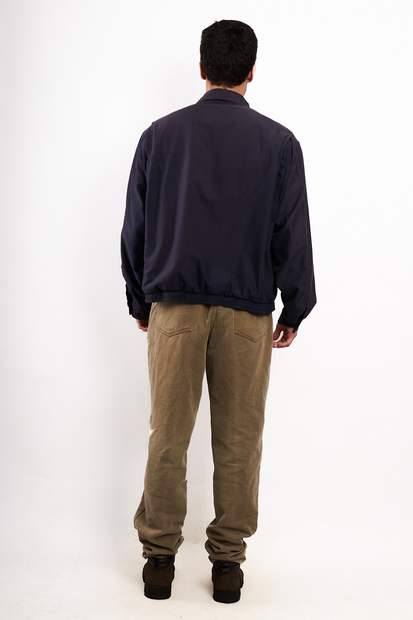 2000 Vintage Polo Ralph Lauren Navy Bi-swing Harrington (M/L)