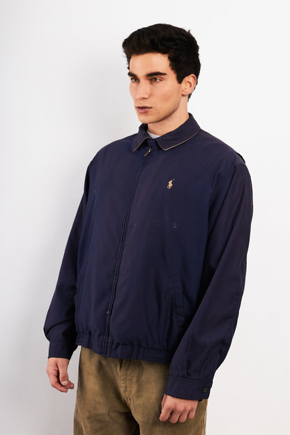 2000 Vintage Polo Ralph Lauren Navy Bi-swing Harrington (M/L)