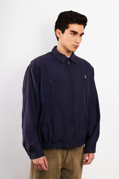 2000 Vintage Polo Ralph Lauren Navy Bi-swing Harrington (M/L)