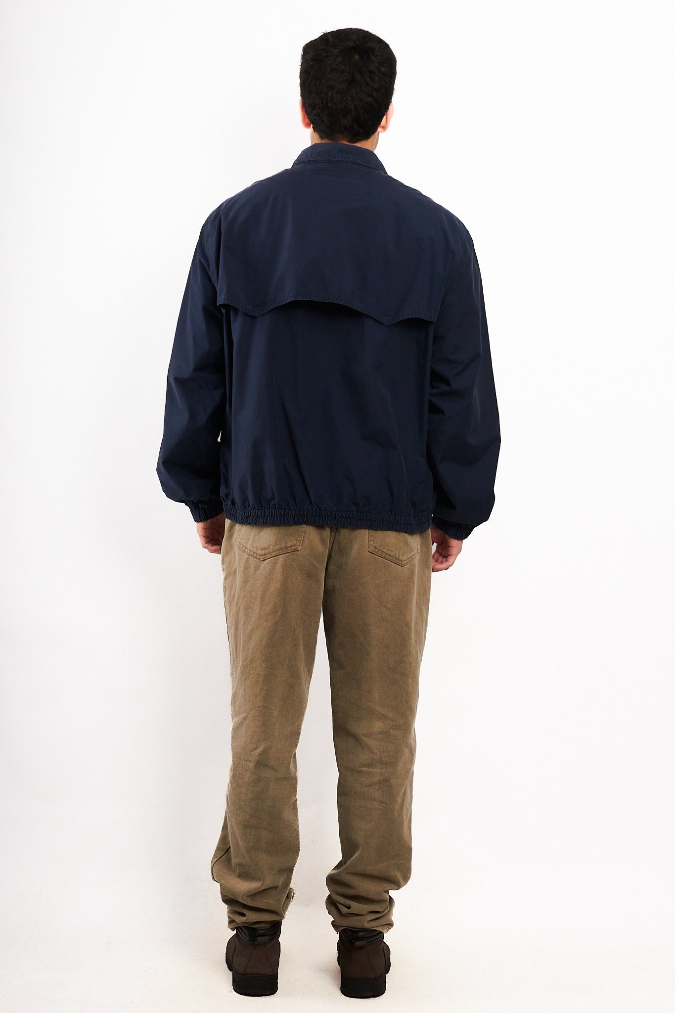 2000 Vintage Ralph Lauren Navy Emblem Harrington (L/XL)