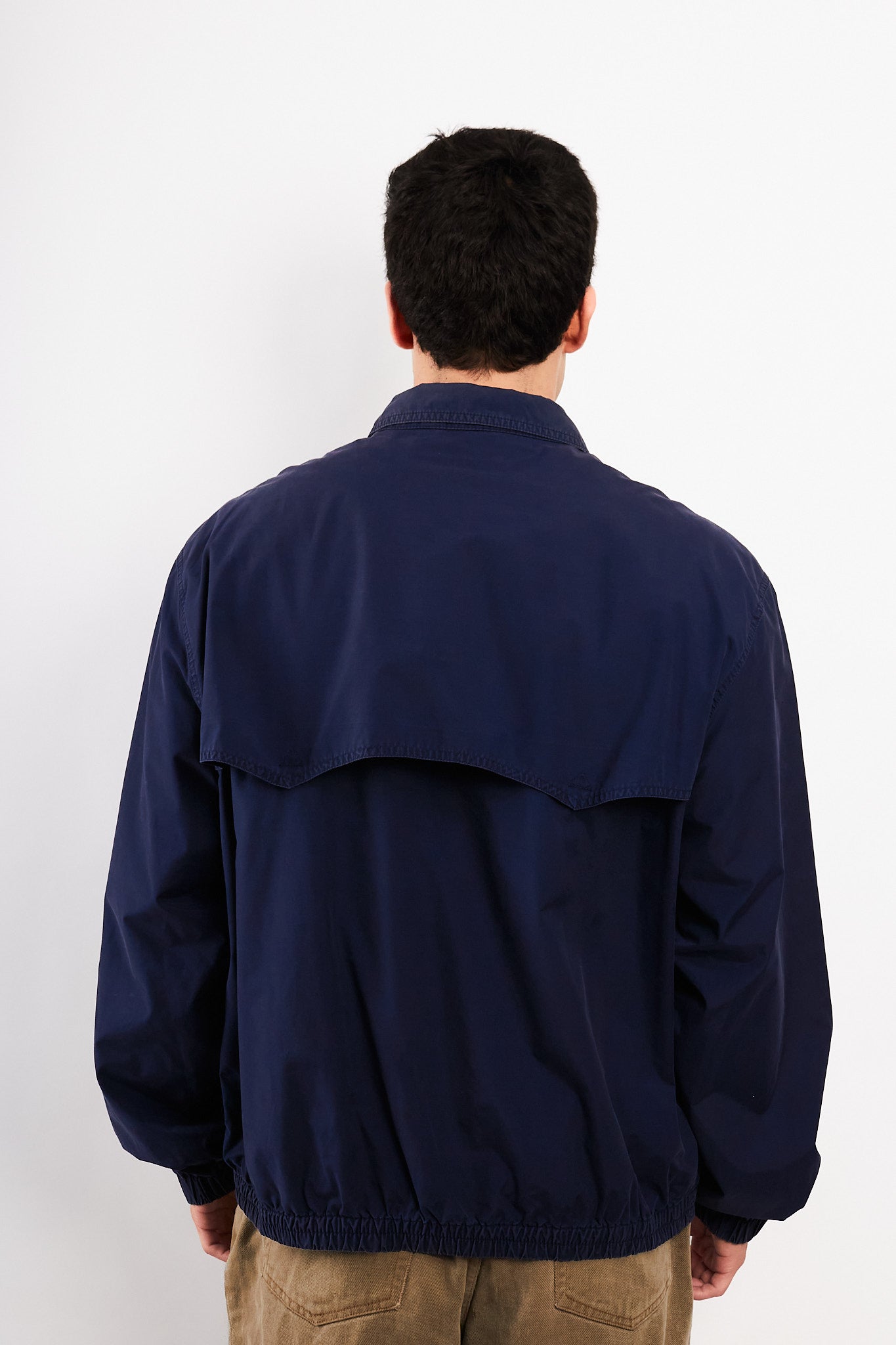 2000 Vintage Ralph Lauren Navy Emblem Harrington (L/XL)