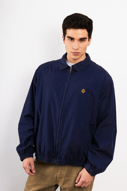 2000 Vintage Ralph Lauren Navy Emblem Harrington (L/XL)