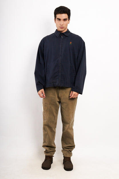 1990 Vintage Chaps Ralph Lauren Navy Harrington (L)