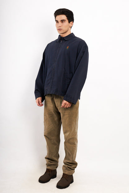 1990 Vintage Chaps Ralph Lauren Navy Harrington (L)