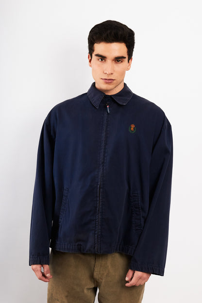 1990 Vintage Chaps Ralph Lauren Navy Harrington (L)