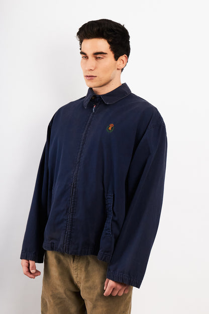 1990 Vintage Chaps Ralph Lauren Navy Harrington (L)