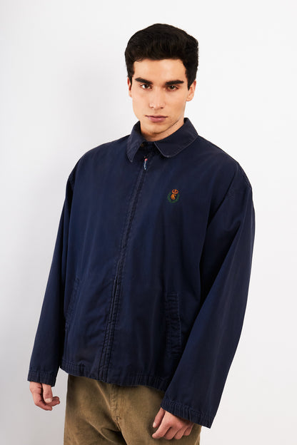 1990 Vintage Chaps Ralph Lauren Navy Harrington (L)
