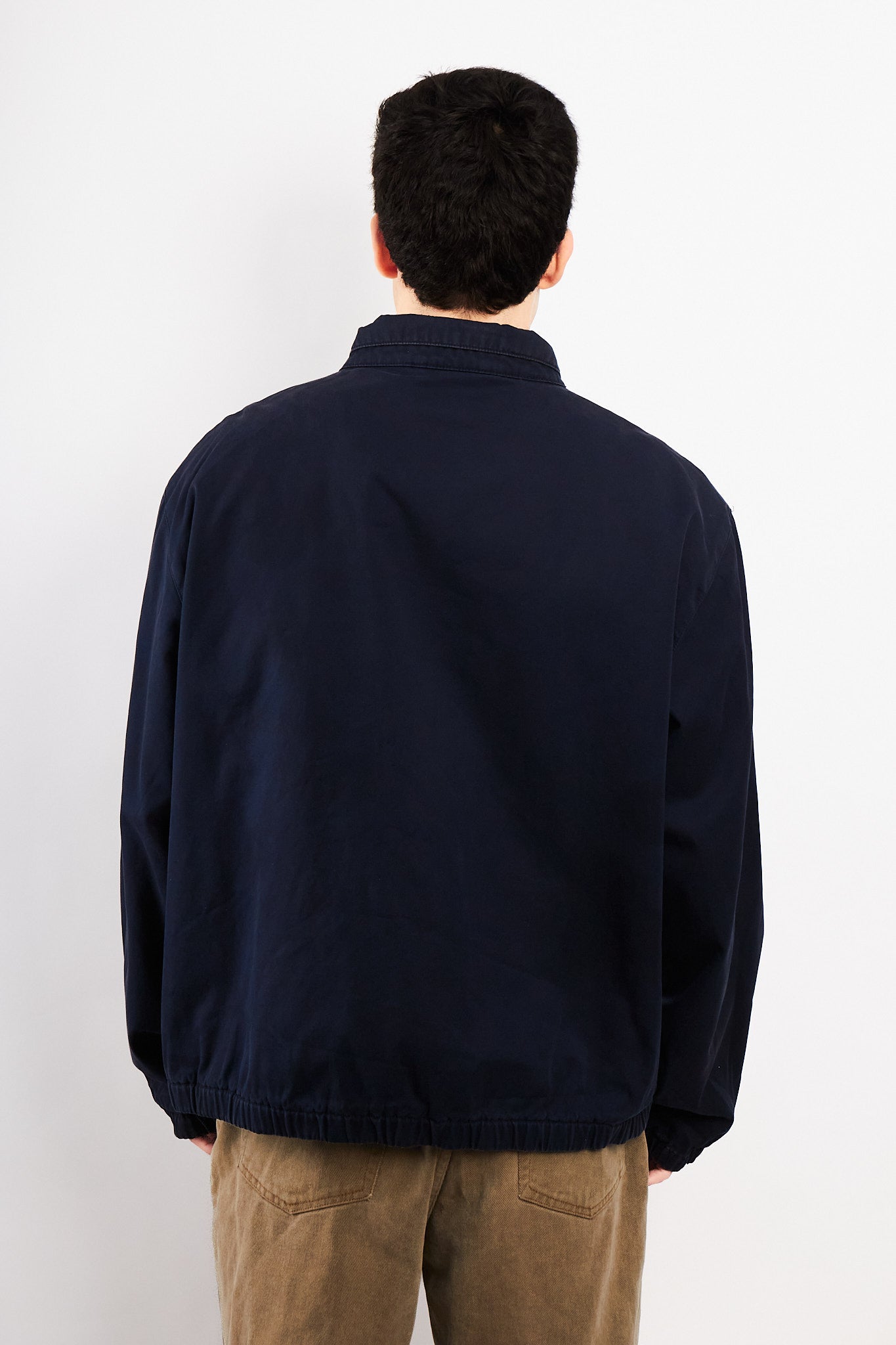 2000 Vintage Polo Ralph Lauren Lined Navy Harrington (L/XL)