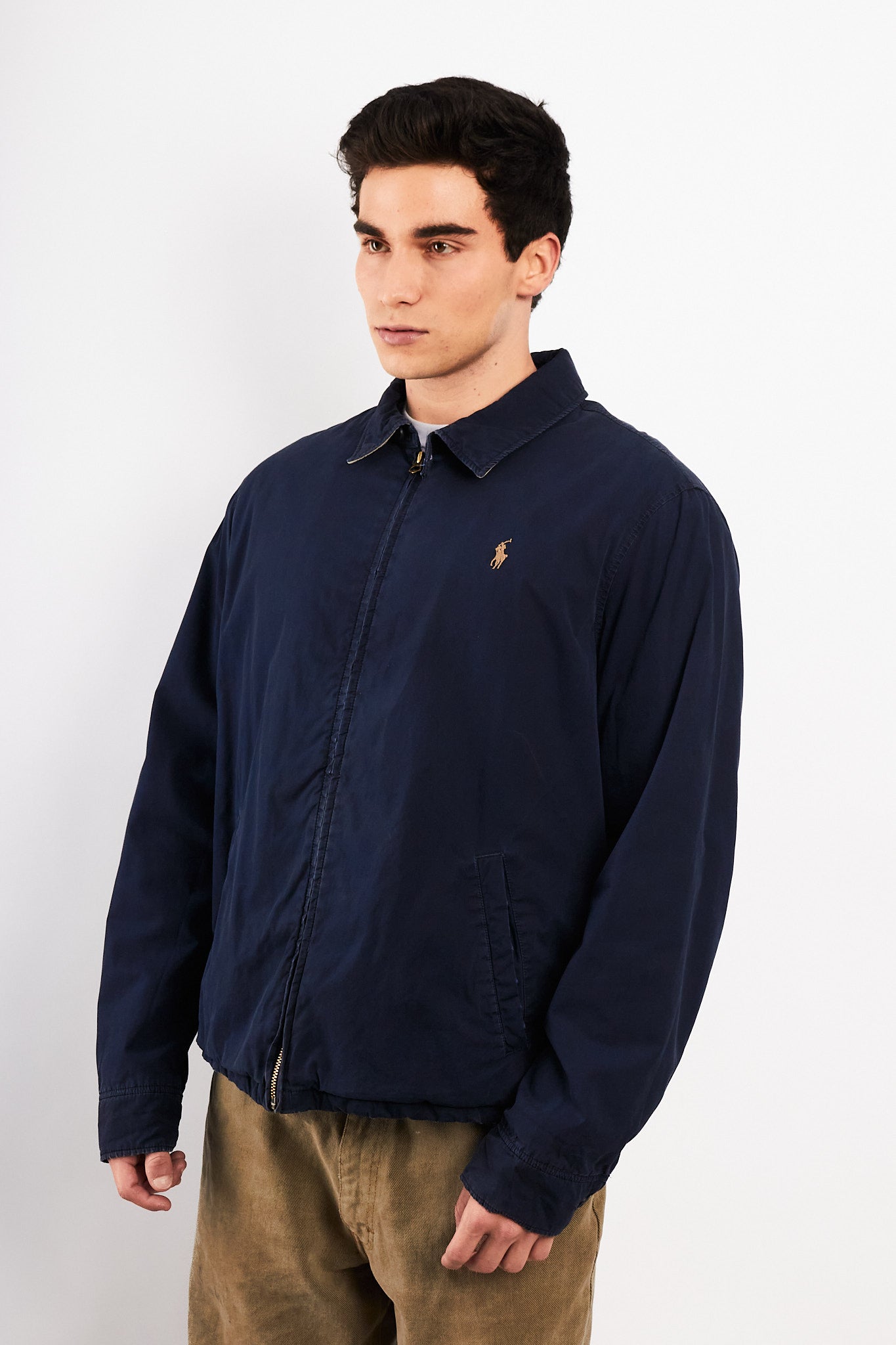 20010 Polo Ralph Lauren Navy Oxford Harrington (M/L)