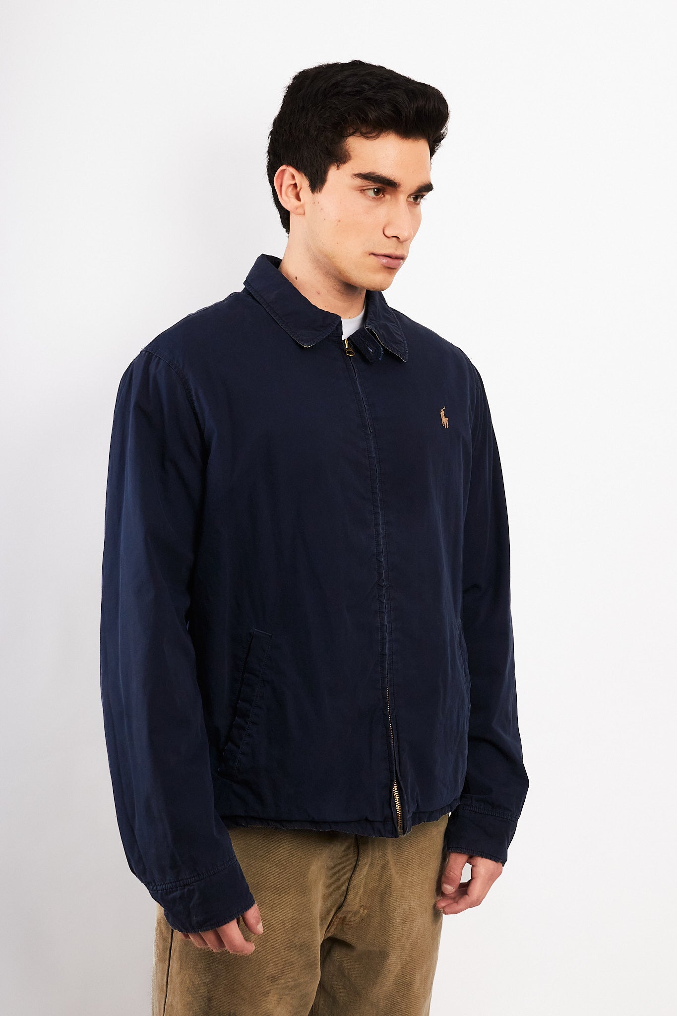 20010 Polo Ralph Lauren Navy Oxford Harrington (M/L)