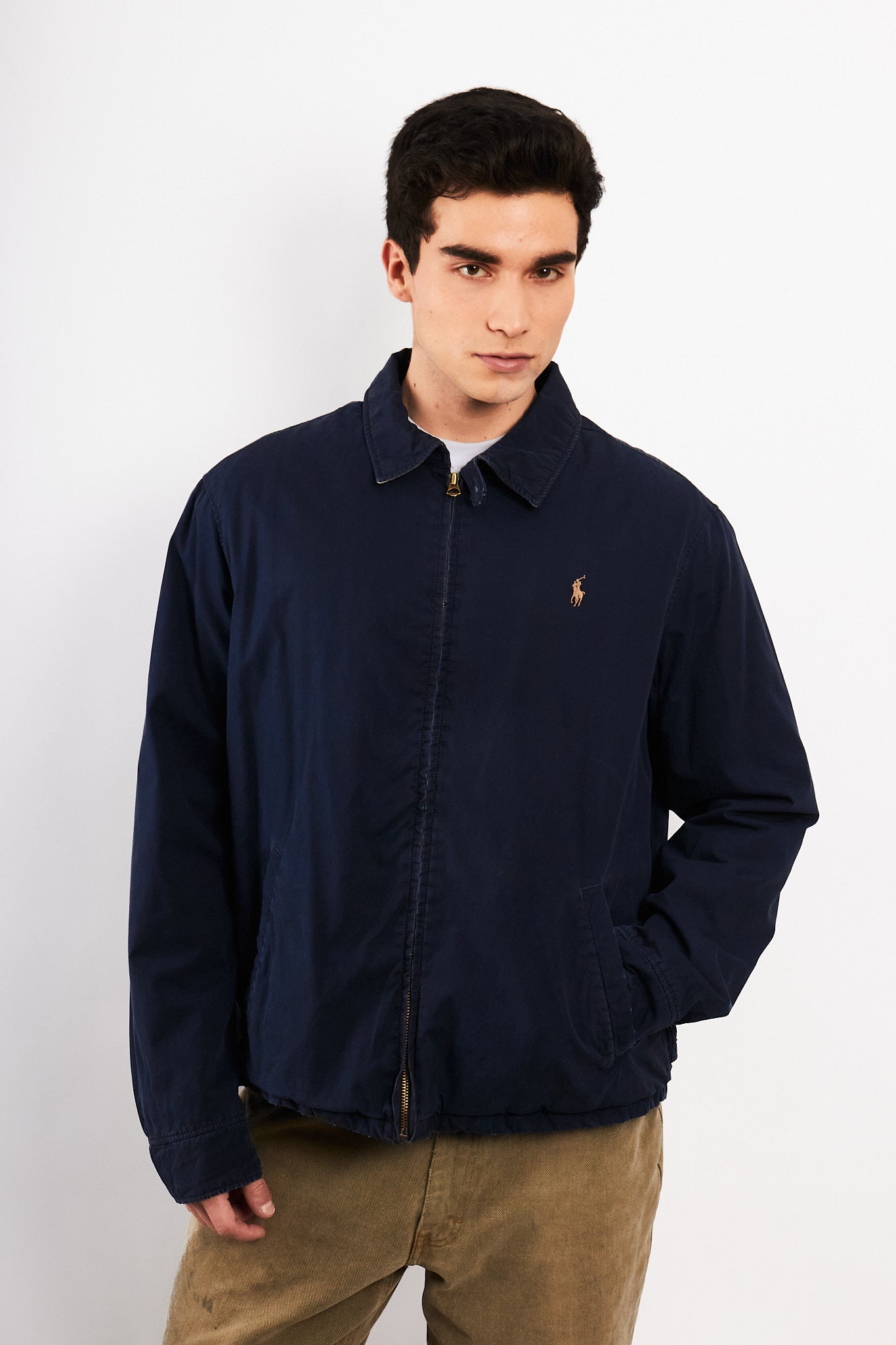 20010 Polo Ralph Lauren Navy Oxford Harrington (M/L)