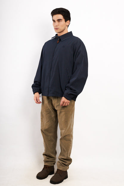 2000 Vintage Timberland Impermeable Navy Harrington (XL/XXL)