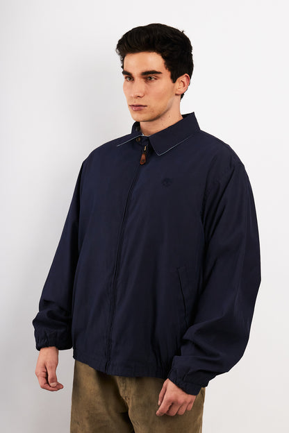 2000 Vintage Timberland Impermeable Navy Harrington (XL/XXL)