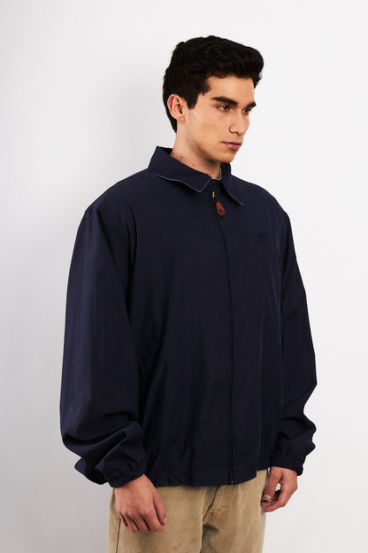 2000 Vintage Timberland Impermeable Navy Harrington (XL/XXL)
