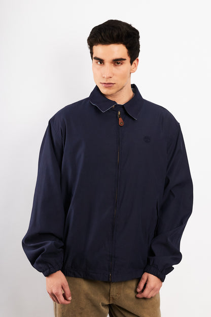 2000 Vintage Timberland Impermeable Navy Harrington (XL/XXL)