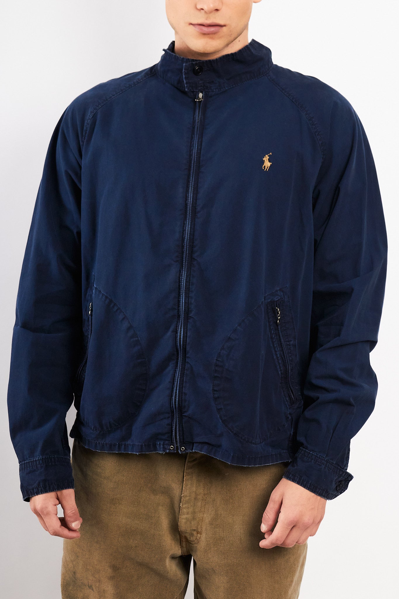 2000 Vintage Polo Ralph Lauren Navy Chino Harrington (L)