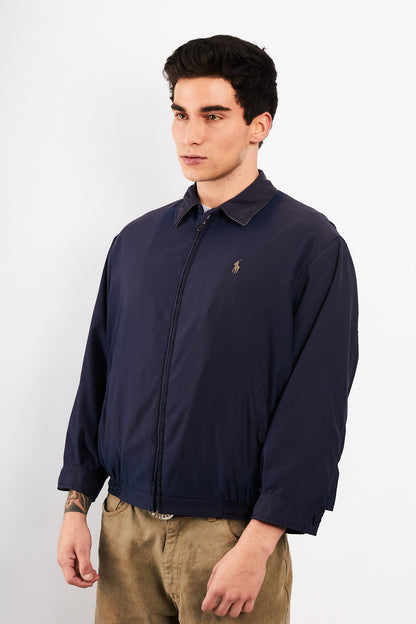 2000 Vintage Polo Ralph Lauren Navy Bi-Swing Harrington (M)