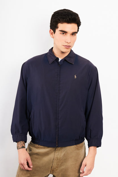 2000 Vintage Polo Ralph Lauren Navy Bi-Swing Harrington (M)