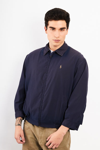 2000 Vintage Polo Ralph Lauren Navy Bi-Swing Harrington (M)