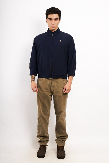 2000 Vintage Polo Ralph Lauren Navy Bi-Swing Impermeable Jacket (S)