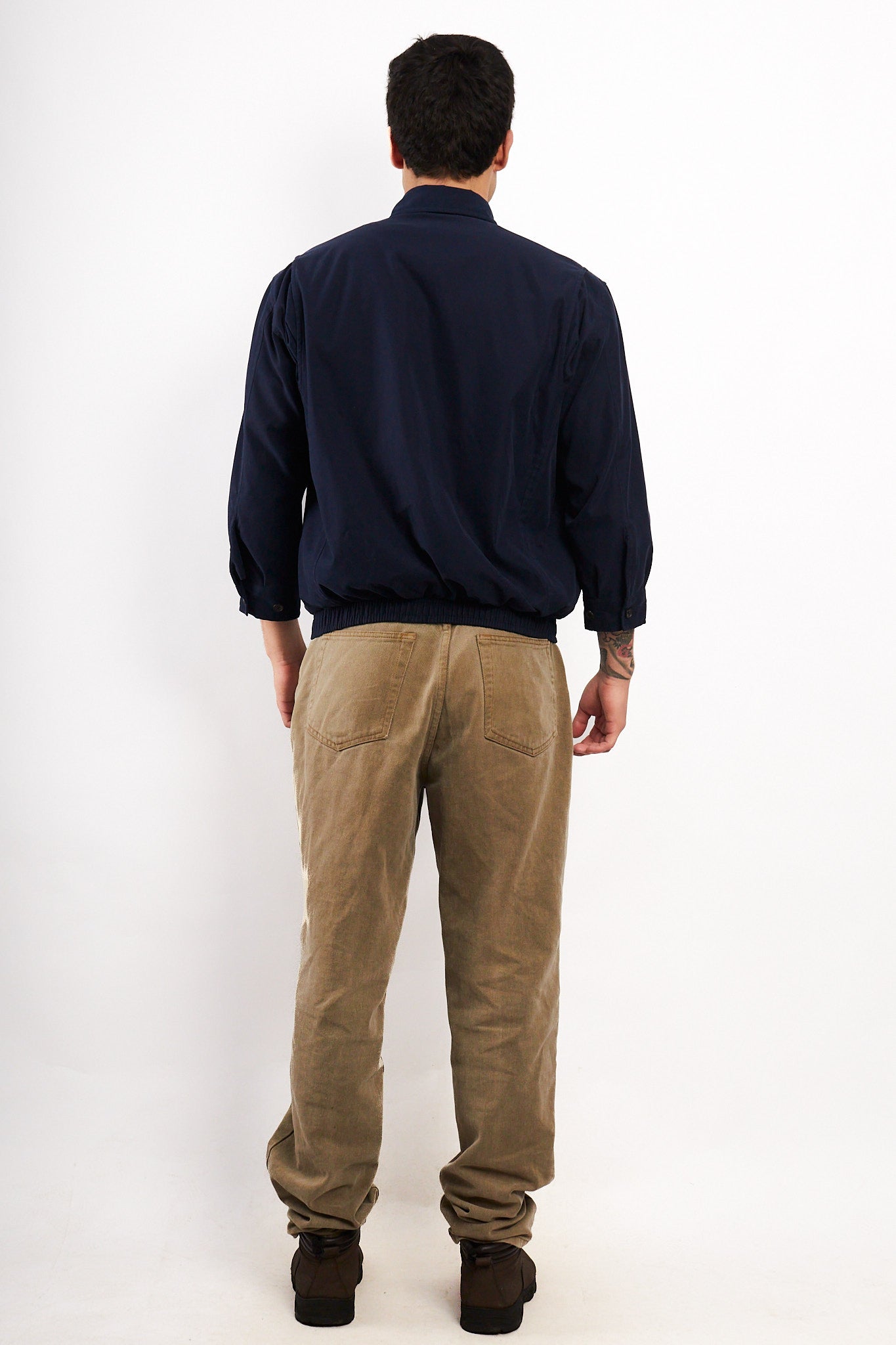 2000 Vintage Polo Ralph Lauren Navy Bi-Swing Impermeable Jacket (S)