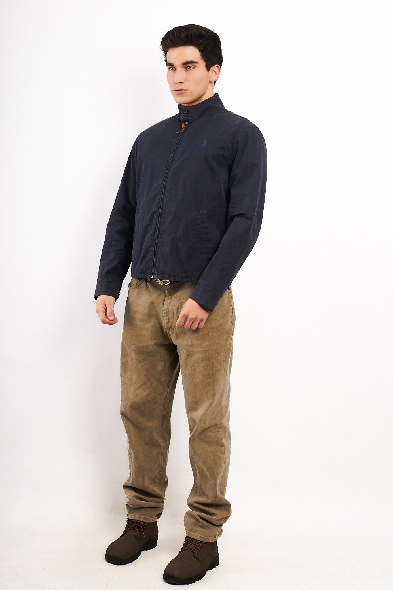 2000 Vintage Polo Ralph Lauren Navy Chino Harrington (M)