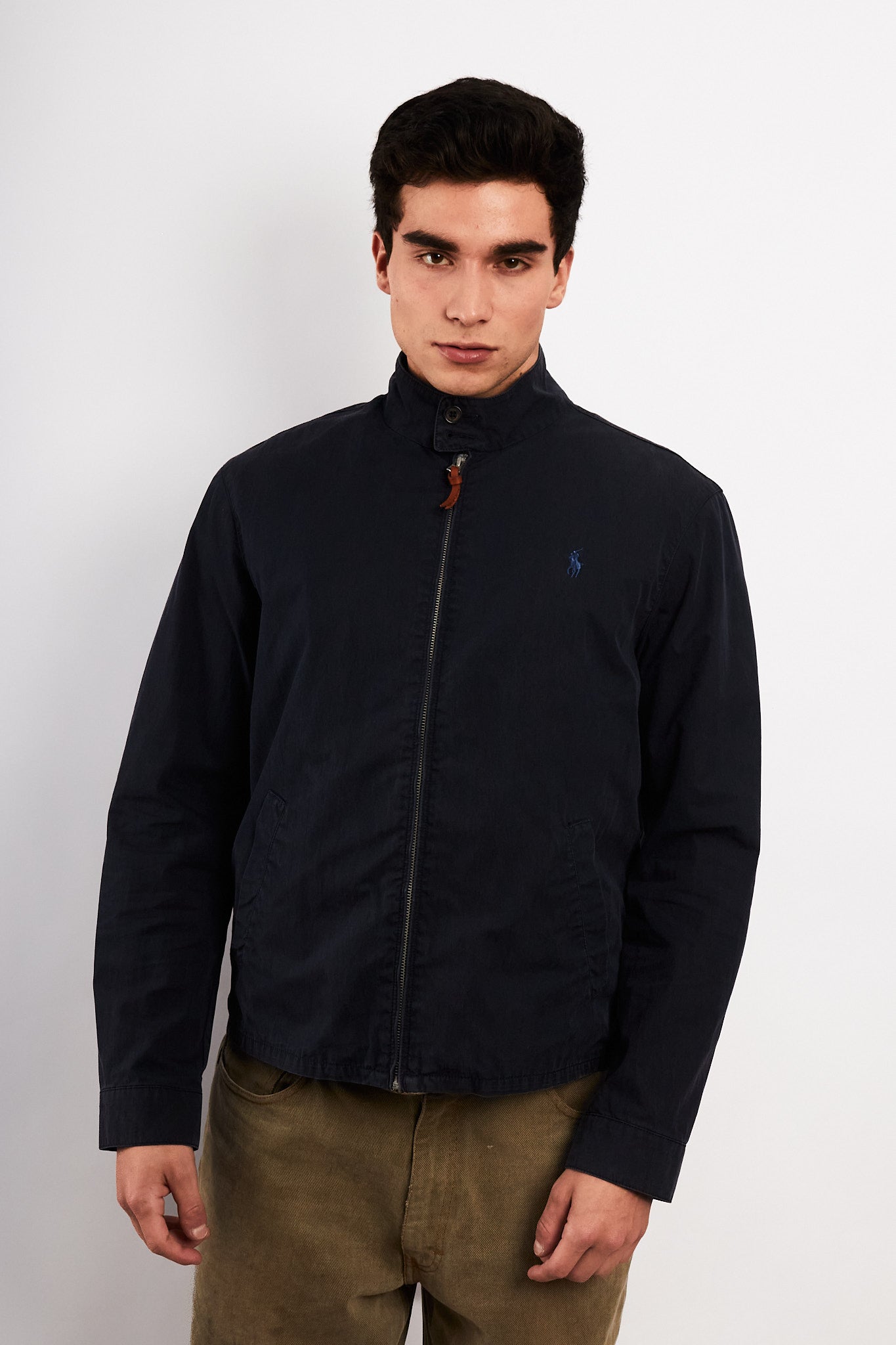 2000 Vintage Polo Ralph Lauren Navy Chino Harrington (M)