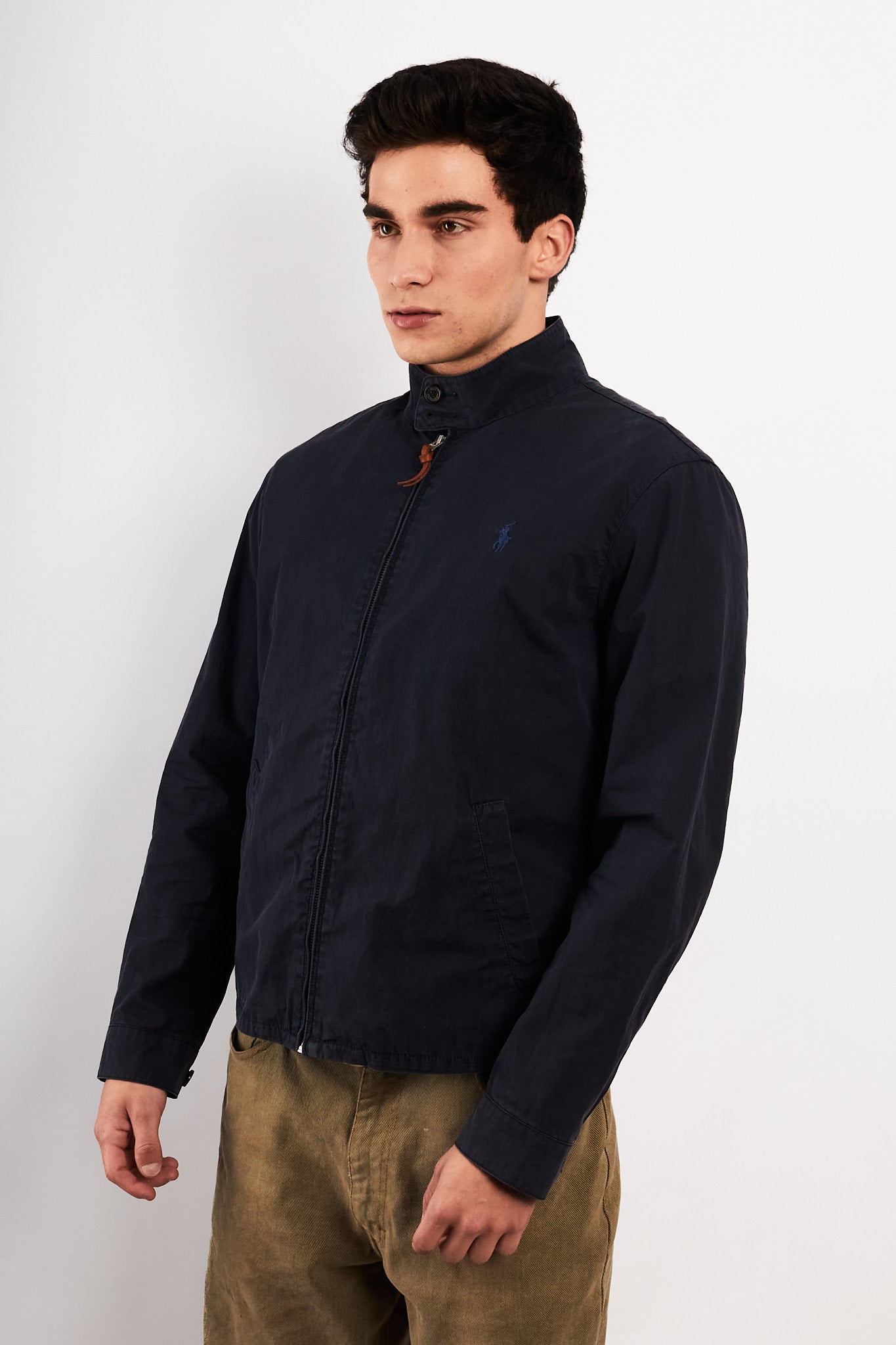 2000 Vintage Polo Ralph Lauren Navy Chino Harrington (M)